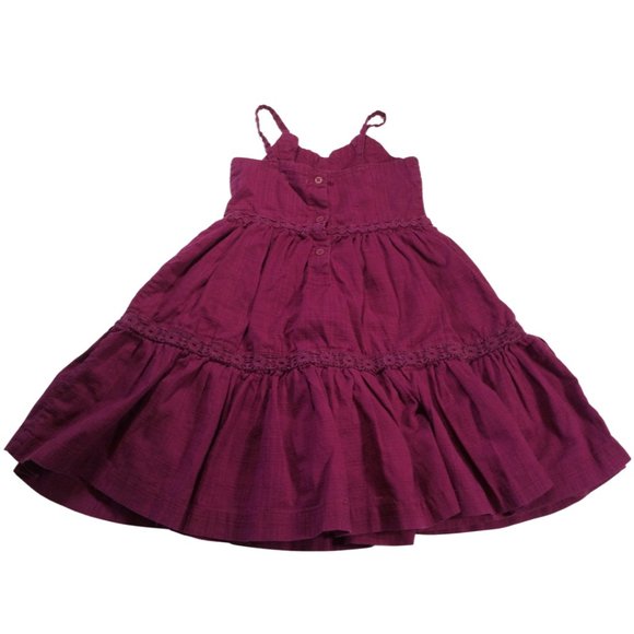 👣 5/$25 - Purple Ruffle Sundress w/ Spaghetti Straps - Picture 2 of 2